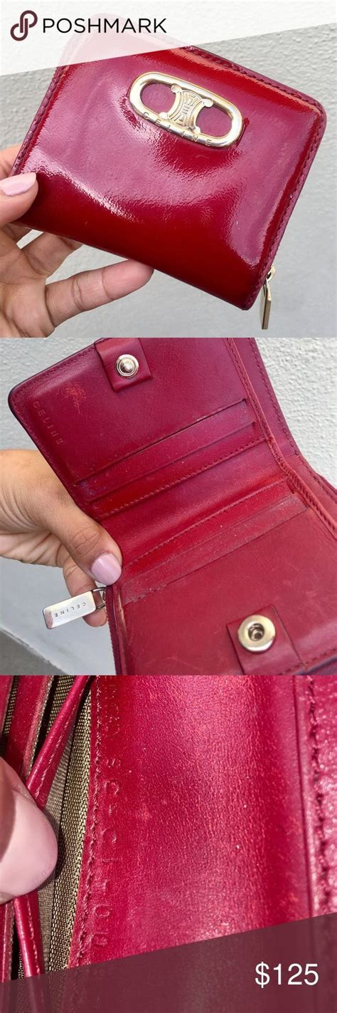 red celine wallte|celine women's wallets.